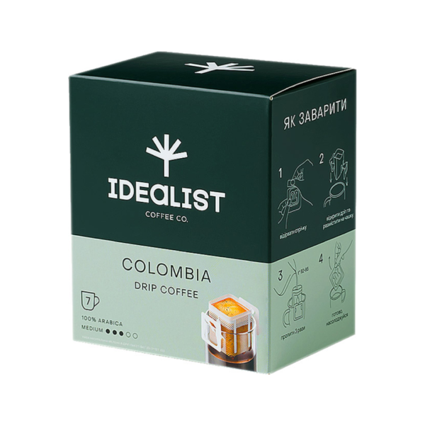 Дріп-пакет Idealist Coffee Co Колумбія
