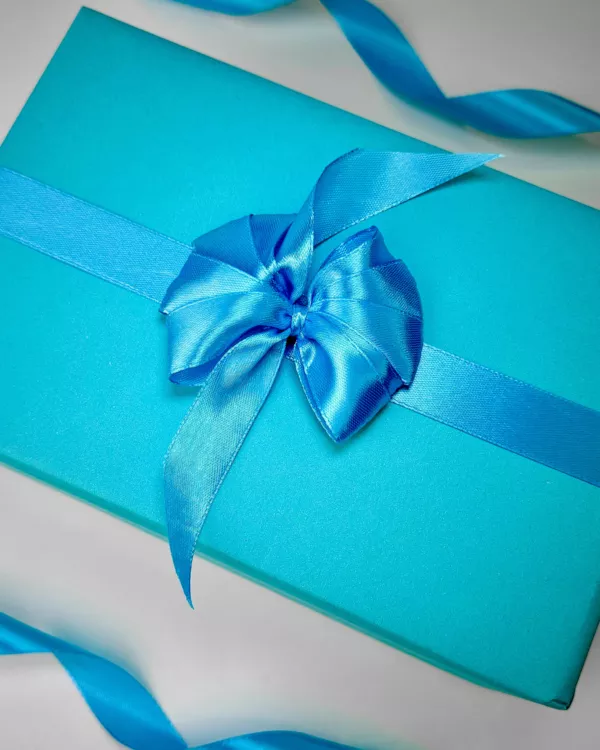 Подарункове пакування Блакитне
